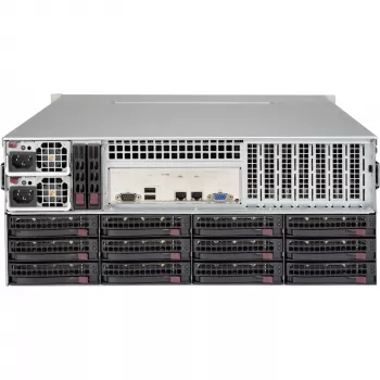Supermicro SuperChassis 847BA-R1K23LPB 4U 36-lizdų serverio korpusas 1200W perteklinis maitinimas