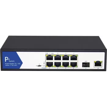 VALUE Gigabit Ethernet jungiklis 21.99.1193 10/100/1000 Mbps, nevaldomas, 8 prievadų