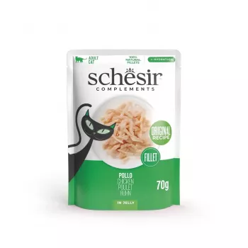 SCHESIR vištienos filė želėje - šlapias ėdalas katėms - 70g