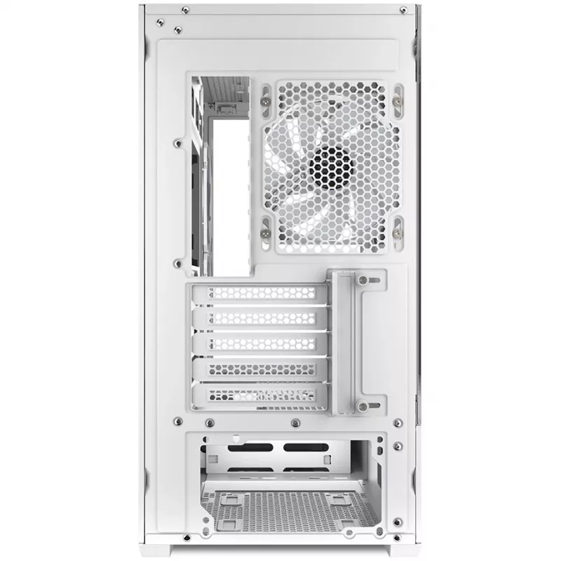 Kompiuterio korpusas Sharkoon MK6 RGB Midi Tower baltas