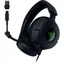 Razer Kraken V4 X – laidinis žaidimų ausinių komplektas su TriForce 40 mm tvarkyklėmis, ištraukiamu kardioidiniu mikrofonu, 7.1 erdviniu garsu ir Chroma RGB apšvietimu
