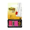 3M Post-it Index rožinė, siaura, 50 lipnių juostelių, 25,4 x 43,2 mm, vienkartiniame dozatoriuje (I680-21)