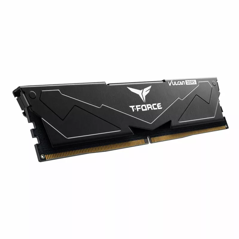 T-FORCE Vulcan DDR5 atminties rinkinys 32 GB (2x16 GB) 6000 MHz CL30 juodas