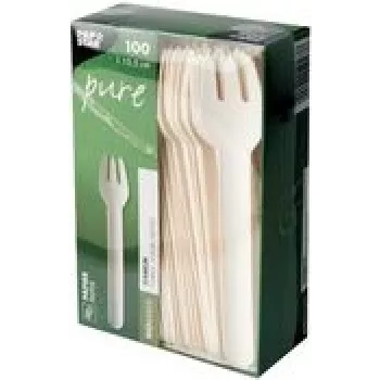 Papstar 88065 White vienkartiniai stalo įrankiai, 155 mm
