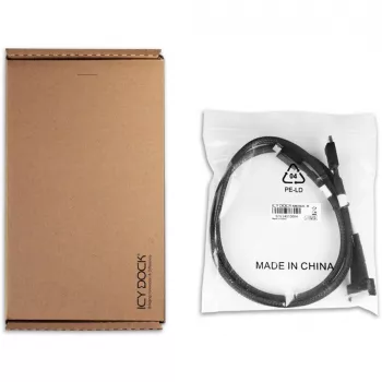Drive konverterio laikiklis icybox MCIO 8i 74 kontaktų SFF-TA-1016 į 2× OCuLink 42 kontaktų 4i MB302L-B