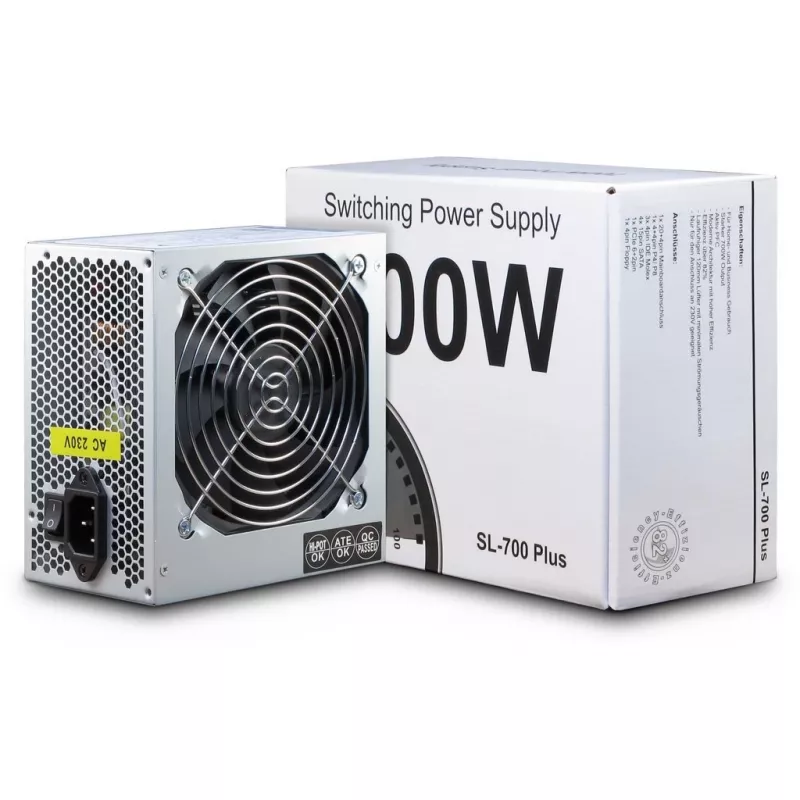 Inter-Tech SL-700 Plus - Maitinimo blokas (vidinis) - ATX12V 2,4 - AC 230 V - 700 W - aktyvus PFC