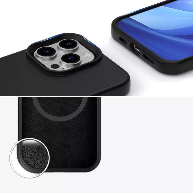 4smarts 541187 Cupertino silikoninis dangtelis Apple iPhone 16 Pro telefonui