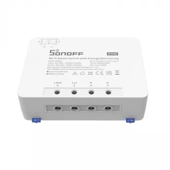 Išmanusis jungiklis Sonoff POWR3 Baltas 100-240V 25A