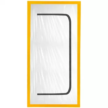 Dulkių barjeras durims remontui, dulkių uždanga 220x110 cm