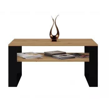 Topeshop MODERN 1P ART CZ kavos / šoninis / kampinis staliukas Kavos staliukas stačiakampė forma 2 koja (-os)