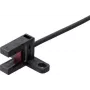 Panasonic PM-T45 fotoelektrinė šakės tipo jutiklis, T tipas, šviesus/tamsus perjungimas, 5–24 V DC