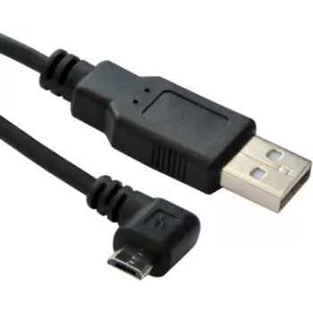 Microconnect USBABMICRO3ANG USB 2.0 laidas 3 m Micro-USB B / USB A juodas