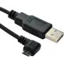 Microconnect USBABMICRO3ANG USB 2.0 laidas 3 m Micro-USB B / USB A juodas
