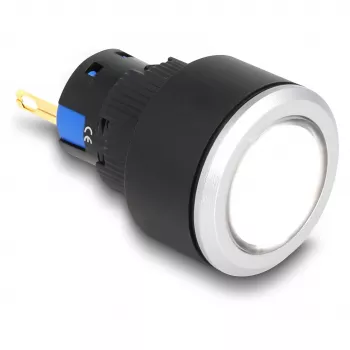 Pramoninė mašininė lemputė DELOCK 22054 – LED lempa, 1 vnt., IP40/IP65, AC 250V 5A, Ø 2,5 cm, H 42 mm