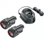 Bosch GAL1210CV 12V starterinis rinkinys su 2×1,5 Ah baterijomis ir įkrovikliu
