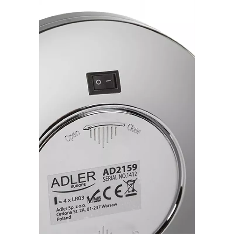 Veidrodis su apšvietimu Adler AD 2159