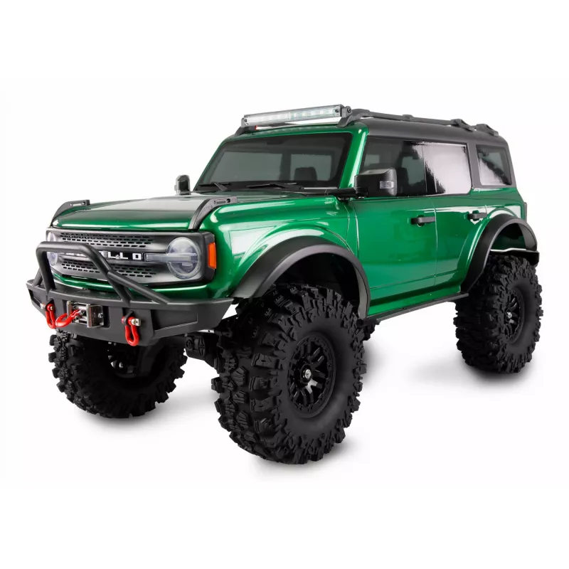 Amewi Crawler AMXRock Caballo 4WD 1:10 mastelio nuotoliniu valdymu visureigis – žaliai metalinis
