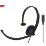 Koss CS195 USB laidinės ausinės su mikrofonu, juodos
