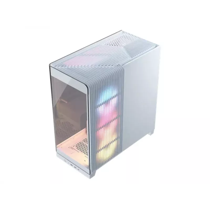 Korpusas PC Corsair 4500X LX-R RGB grūdintas stiklas Midi bokštas baltas