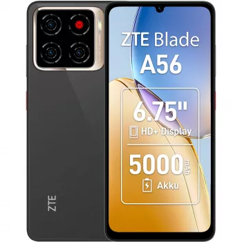 ZTE Blade A56 - 4G Smartphone - Dual-SIM - RAM 4 GB / Interner Speicher 64 GB - microSD slot - 6.75 - 1600 x 720 Pixel (90 Hz) - Triple-Kamera 13 MP, 