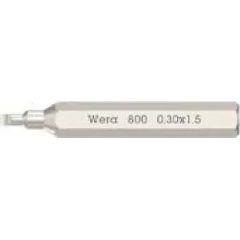 Wera 800 Micro Slotted-Bit 1,5 mm 1 vnt. (05058104001)