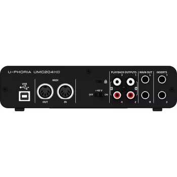 Behringer UMC204HD papildoma muzikos įranga