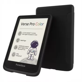 E-skaitmenė knygų skaityklė Pocketbook Verse Pro Color 6 coliai su dėklu
