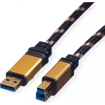 ROLINE Gold - USB kabelis - USB Type B (kištukas) į USB Type A (kištukas)