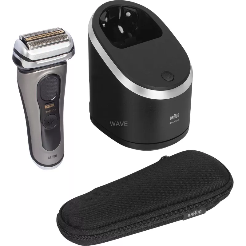 Braun Series 9 Pro+ 9565cc šlapias ir sausas skutimosi aparatas su trimeriu, Metallic
