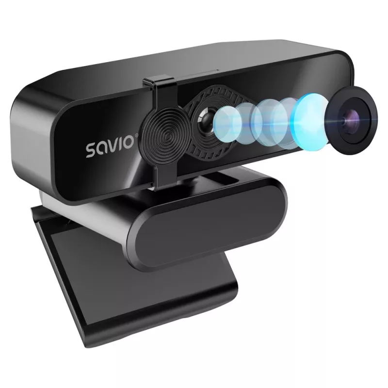Savio CAK-06 internetinė kamera 3840 x 2160 pikselių USB juoda