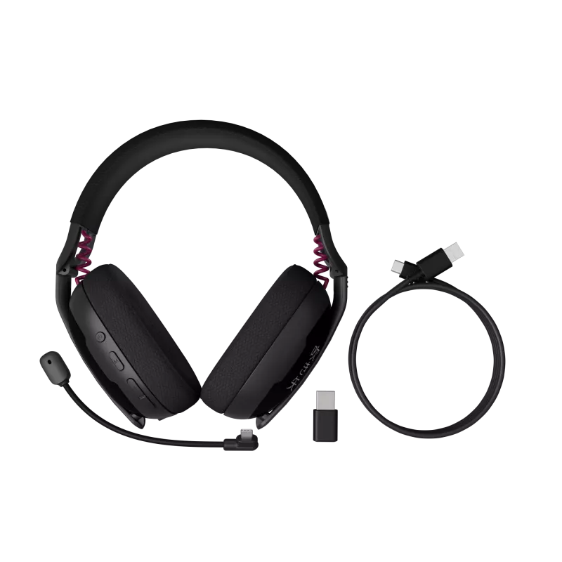 Gaming ausinės Genesis Fury Fukiya F6 | Bluetooth | Uždedamos ant ausų | Mikrofonas | Belaidės | Juodos