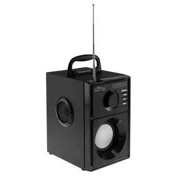 Belaidis garsiakalbis MEDIA-TECH MT3179, 20W (RMS 15W), Bluetooth 5.1, FM, MicroSD, USB, AUX, Li-Ion, 6 h, medinis korpusas