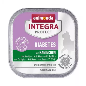 Šlapias kačių ėdalas ANIMONDA Integra Protect Rabbit 100 g, be grūdų, suaugusioms katėms, gliukozės reguliavimui