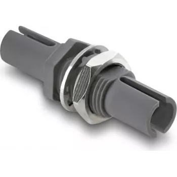 DELOCK fiber optic coupling HFBR 4505Z simplex mėlyna-mėlyna, plastikinis korpusas, modelis 91041