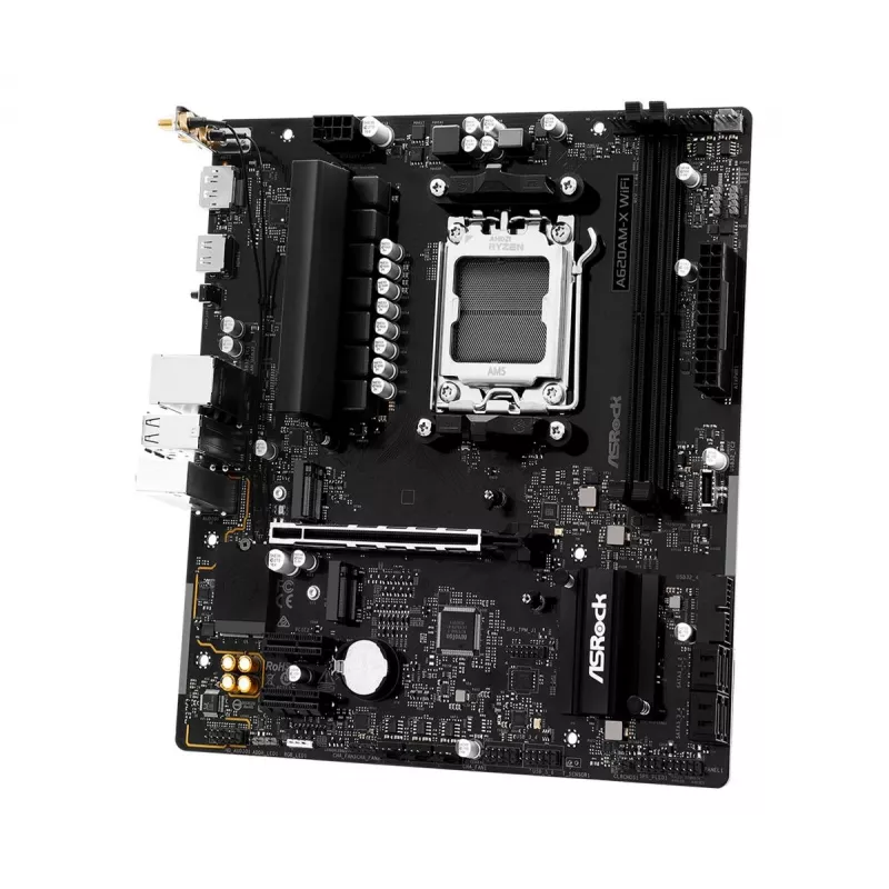 ASRock A620AM-X WiFi AMD A620 AM5 Micro-ATX pagrindinė plokštė
