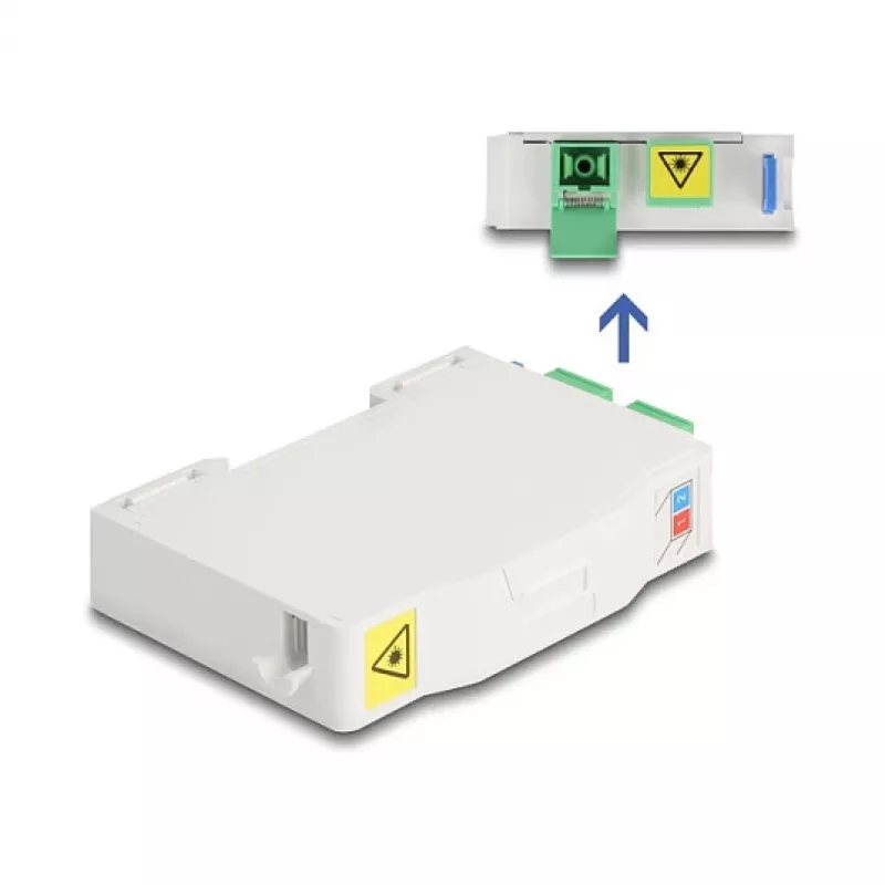 Optinė skaidulų jungiamoji dėžė DeLOCK 85935 SC Simplex balta