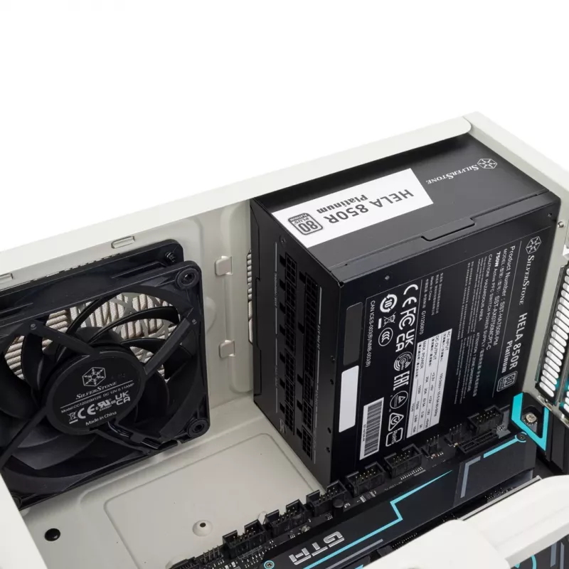 Korpusas SilverStone SST-FLP01W HTPC baltas