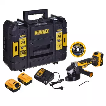 DeWALT DCG405P3 belaidis kampinis šlifuoklis 18V (DCG405P3-QW)