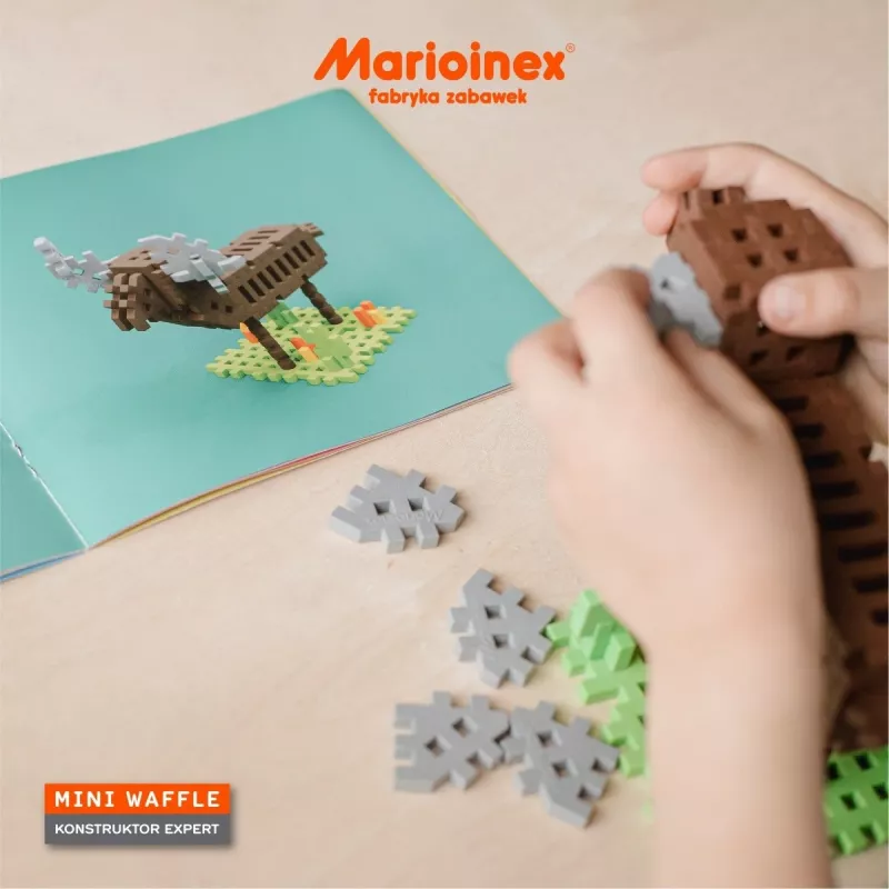 Marioinex Mini Waffle statybinių kaladėlių rinkinys Constructor Expert, 501 elem.