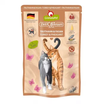 GRANATAPET DeliCATessen kalakutiena ir fazanas - šlapias ėdalas katėms - 85g