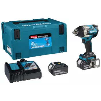 Makita DTW701RTJ akumuliatorinis smūginis suktuvas 1000 aps./min. Juoda, Mėlyna