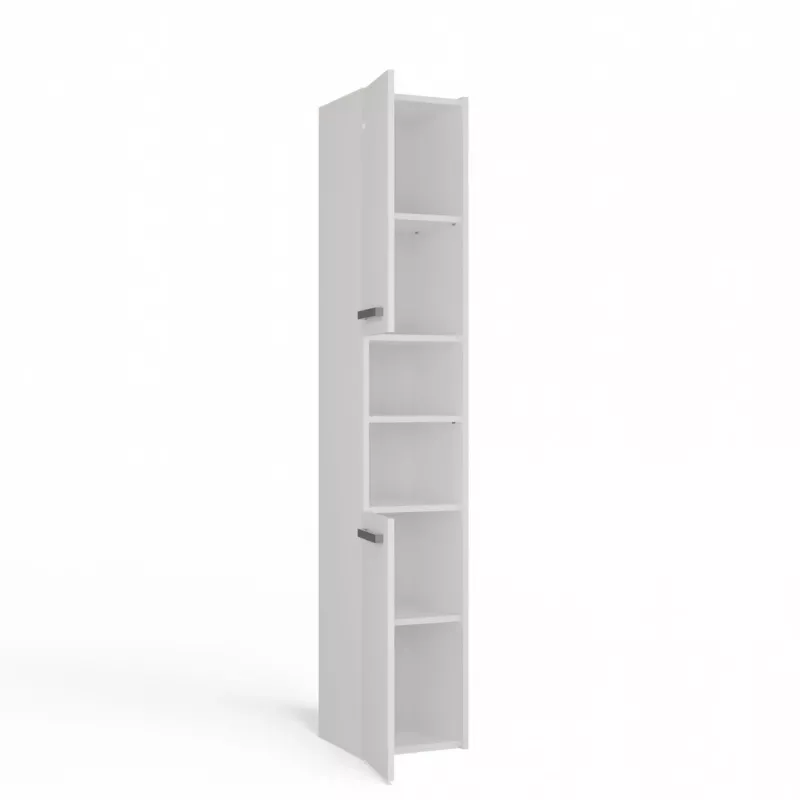 Topeshop S30 baltas vonios kambario spintelė Baltas