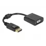 Adapteris DisplayPort 1.2 (vyriškas) į VGA (moteriška) DeLOCK 61006