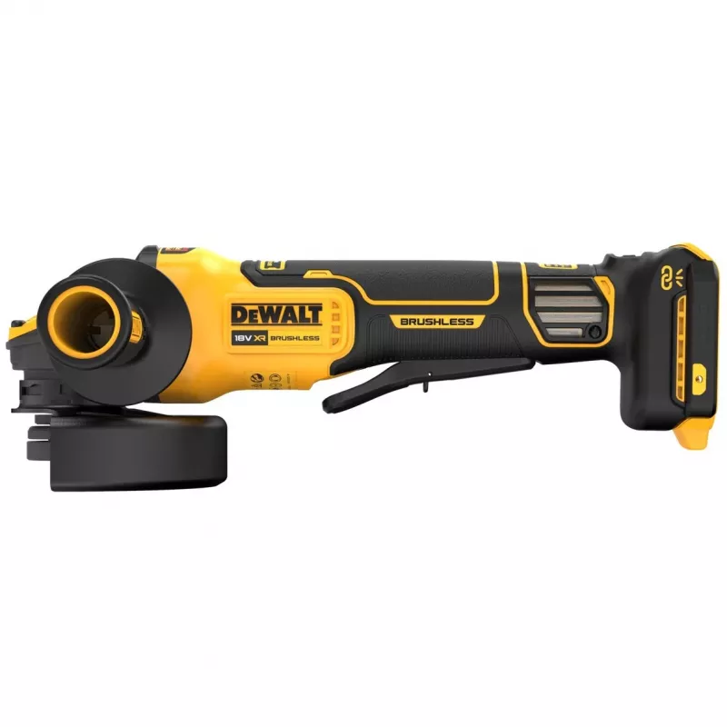 DeWALT DCG416VSN-XJ 18 V XR akumuliatorinis šlifuoklis kampinis, 125 mm, greičio reguliavimas (be baterijos)