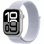 Apple Watch Series 10 aliumininis korpusas GPS + Cellular 42mm sidabrinis Sport Loop mėlynas debesis
