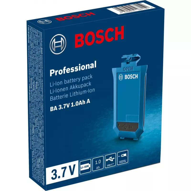 Bosch BA 3.7V 1.0Ah A Professional akumuliatorius lazeriniams atstumo matuokliams