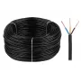 Elektrinis kabelis OMY 3x0,75 300/300V juodas