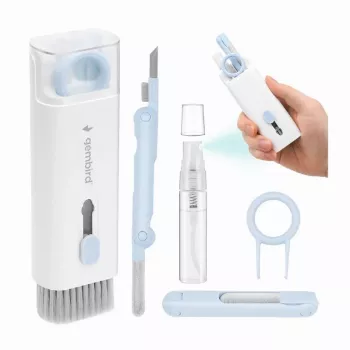 Gembird 7-in-1 Universal Portable Cleaning Kit – Baltas