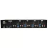 Eaton Tripp Lite 4 prievadų DisplayPort KVM jungiklis su garso kabeliais ir USB 3.0 SuperSpeed šakotuvu (B004-DPUA4-K)
