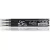 Pilot Frixion rašalo pildymo rinkinys 3x juoda (BLS-FR7-B-S3)